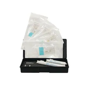 Symmetry Surgical - DEL2 - Change-A-Tip Deluxe HI-LO Cautery Kit, Includes: 1 Low-Temp Handle, 1 High-Temp Handle, 1 Sterile H100 Tip, 1 Sterile H101Tip, 1 Sterile H103 Tip, 1 Sterile H121, 6 AA Alkaline Batteries & Foam-Lined Case