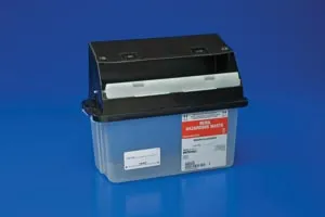 Cardinal Health - 8605RC - Hazardous Waste Container, Counterbalance Lid, Black, 5 Qt, 14/cs (Continental US Only)