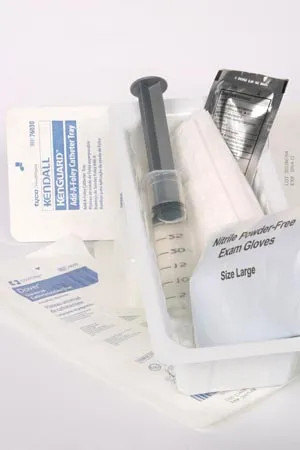 Covidien - Dover - 76000 - Kenguard Universal Catheter Tray with 30-cc Prefilled Syringe, 3 PVI Swab Sticks, without Catheter