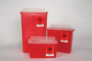 Plasti-Products - 145008 - Horizontal Entry Container, 8 Qt Red, 20/cs (24 cs/plt)