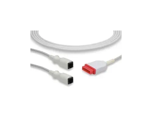 Cables and Sensors - IC-MQ-MX20 - IBP Adapter Cable Medex Abbott Connector, GE Healthcare > Marquette Compatible w/ OEM: 2021196-003, 2021196-004 (DROP SHIP ONLY) (Freight Terms are Prepaid & Added to Invoice - Contact Vendor for Specifics)