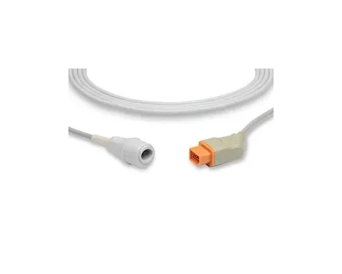 Cables and Sensors - IC-NK2-ED0 - IBP Adapter Cable Edwards Connector, Nihon Kohden Compatible w/ OEM: JP-902P (DROP SHIP ONLY) (Freight Terms are Prepaid & Added to Invoice - Contact Vendor for Specifics)