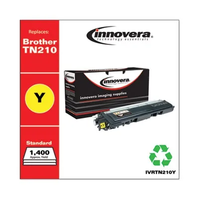 Innovera - From: IVR6472A To: IVRM476Y  Remanufactured Yellow Toner, Replacement For Hp 502A (Q6472A), 4,000 Page Yield