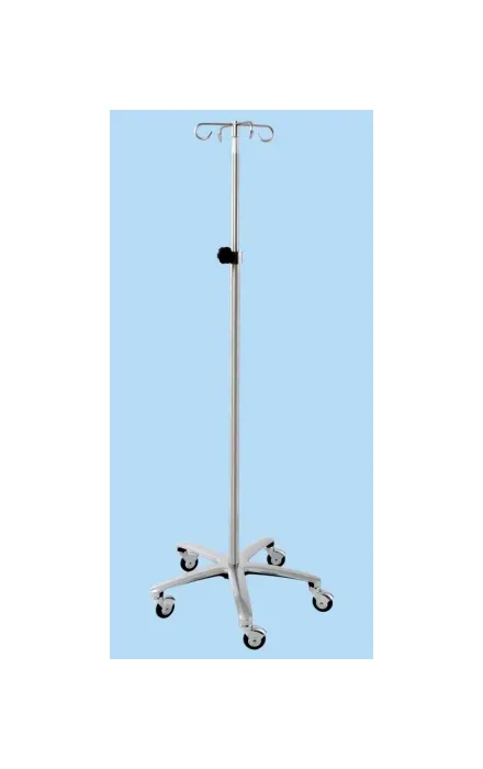 Centicare - IV-1000-D-P18 - Iv Pole Stainless Steel 4 Hook