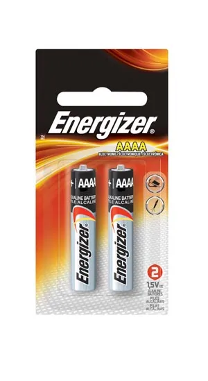 Energizer - E96BP-2 - Battery, Alkaline, AAAA 2/pk, 6 pk/ct, 2 ct/cs