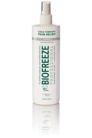 Hygenic - 13427 - Biofreeze Professional, 16 oz Spray Pump, Colorless, 18/cs (Cannot be sold to retail outlets and/ or Amazon) (091788) (US Only) (Item is considered HAZMAT and cannot ship via Air or to AK, GU, HI, PR, VI)