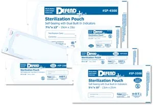 Mydent - SP-4500 - Self-Seal Sterilization Pouch, 7.5" x 13", 200/bx