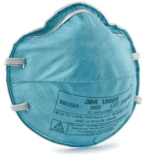 3M - 1860S - Particulate Respirator Mask Cone Molded, Small, 20/bx, 6 bx/cs (Continental US+HI Only)