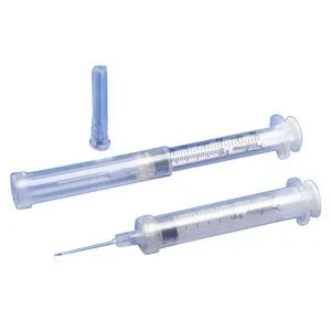 Kendall-Medtronic / Covidien - 533254 - Monoject Safety Syringe with Hypodermic Needle 22G