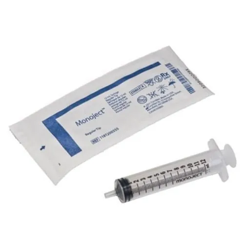 Kendall-Covidien - 1181200555 Monoject Regular Tip Syringe, 12 mL