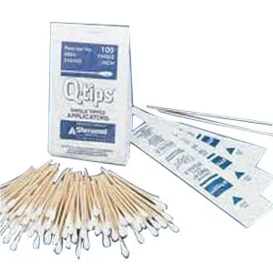 Kendall-Medtronic / Covidien - 540500 - Q-Tips Cotton-Tip Applicator with Wood Handle