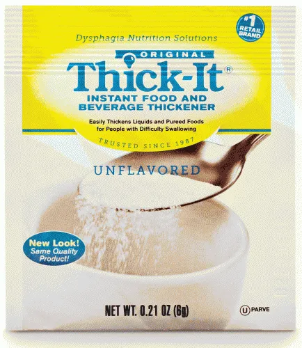 Kent Precision Foods - J589 - Group Thick It Original Instant Food Thickener 6 gram, 0.21 oz. packet, cornstarch based, maltodextrin, gluten free.