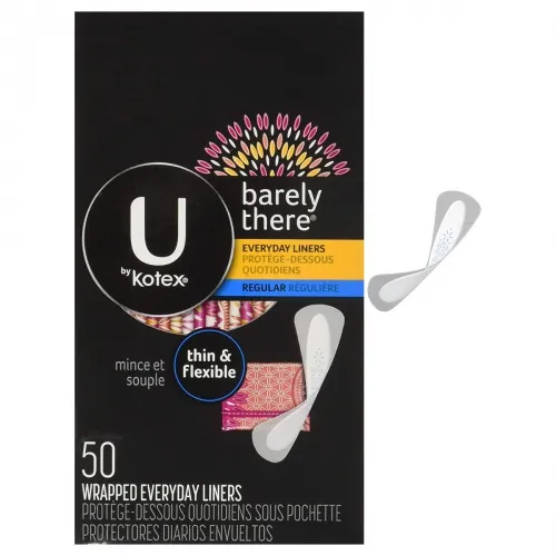 Kimberly Clark - 42489 - U by Kotex Super Premium Barely There Pantiliners.