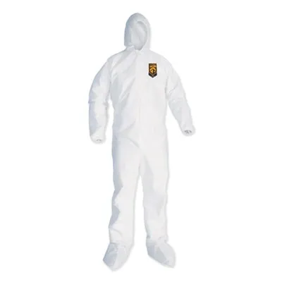 Kimberlycl - From: KCC38938 To: KCC38941  A35 Coveralls, Hooded, Large, White, 25/Carton
