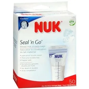 Newel - 62897 - Nuk Seal 'N Go Breast Milk Storage Bags.