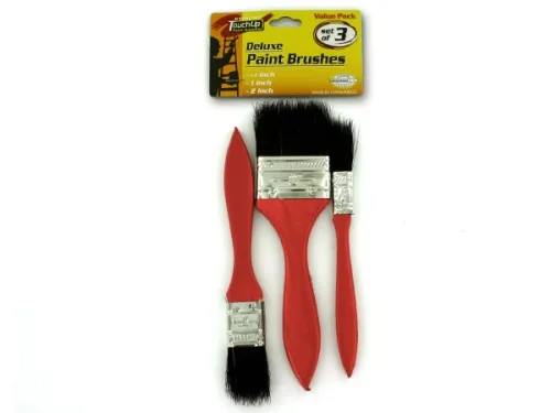 Kole Imports - Ab033 - Wood Handle Paint Brush Set