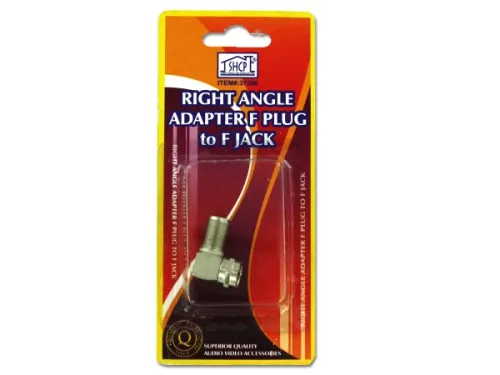 Kole Imports - EL059 - Right Angle Audio Video Plug