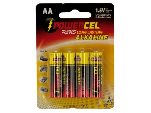 Kole Imports - EL493 - Powercel Plus Alkaline Aa Batteries