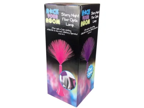 Kole Imports - FD142 - Rock Your Room Pink Fiber Optic Lamp
