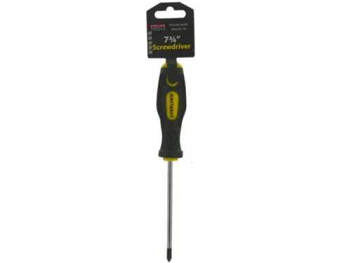 Kole Imports - Gr198 - Magnetic Tip Screwdriver With Non-Slip Handle