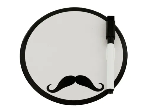 Kole Imports - HA281 - Mustache Magnetic Dry Erase Board With Marker