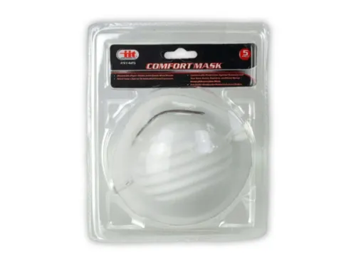 Kole Imports - HA464 - 5 Pack Comfort Dust Filter Mask