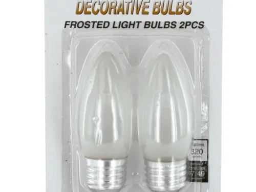 Kole Imports - HG408 - Frosted Decorative Light Bulbs Set