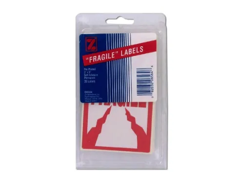 Kole Imports - HS673 - 20 Pack 3 X 5 Pre-printed Fragile Labels