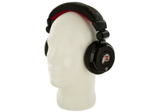 Kole Imports - OF833 - Collegiate Licensed University Of Utah Dj Headphones