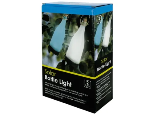 Kole Imports - OL676 - Solar Powered Garden Bottle Light Set