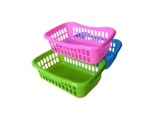 Kole Imports - UU128 - Colorful Plastic Baskets