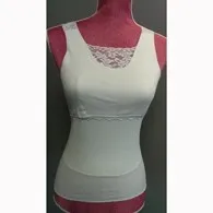Softee by Ladies First ATLWXL584 Roo Post Surgical Camisole w/ Lace