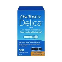 Lifescan From: 022136 To: 022137 - One Touch Delica Lancets/33G OneTouch Lancet 33G (100 Count) Lancing Device