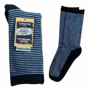 Maggies Functional Organics - 235454 - Maggies Functional Organics Footie Socks Navy Peace Classic Size 9-11