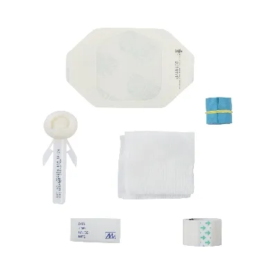 Medical Action - 267004 - IV Kit Includes: IV Change Label, Transpore Tape, Tourniquet, Chloraprep SEPP Applicator, Tegaderm 1624 Dressing, 4-Ply Non-Woven Gauze Sponge