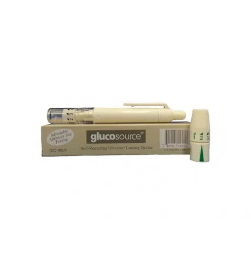 Malgam From: GLUCOLD2 To: GLUCOLD2SHORT - Glucosource Self-Retracting Dial-Up Lancing Device Lanc Dev