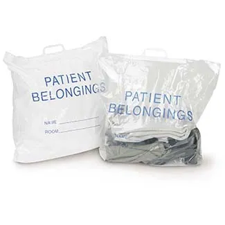 Medegen Medical - From: 3537 To: 3539 - Patient Belongings Bag, 5 Gal