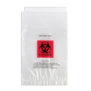Medegen Medical - 4060 - Transport Bag, Perforated, Biohazard Symbol