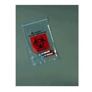 Medegen Medical Products - 49-99 - Biohazard ZipLock Bag, 9" x 12"