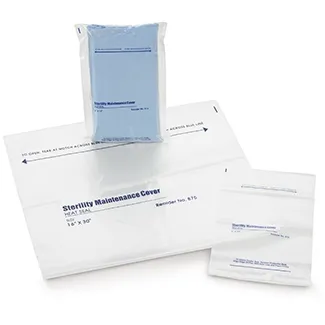 Medegen Medical - 815 - Cover, Print/ Label Tear & Seal Instructions, LLDPE Film, Flat Pack, Heat-Seal Adhesive Strip