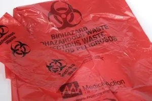 Medegen Medical - F116BX - Waste Bag, F-Code Series: Pass the ASTMD1922-67, 480 Gram Elmendorf Test