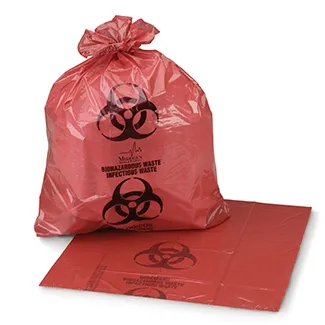 Medegen Medical - HRD24248 - Infectious Waste Bag with Biohazard Symbol, 8 mic, 8-10 Gal