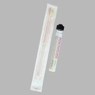 Medegen Medical - From: P02-S120-D To: P02-SP132D - Anaerobic Tube, Starswab Double Rayon Swab, Pierceable Screw On Cap Glass Vial, Labeled