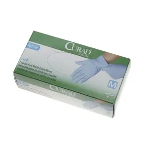 Medline Industries - Curad - CUR9315 - CURAD powder-free latex-free nitrile exam gloves, medium.
