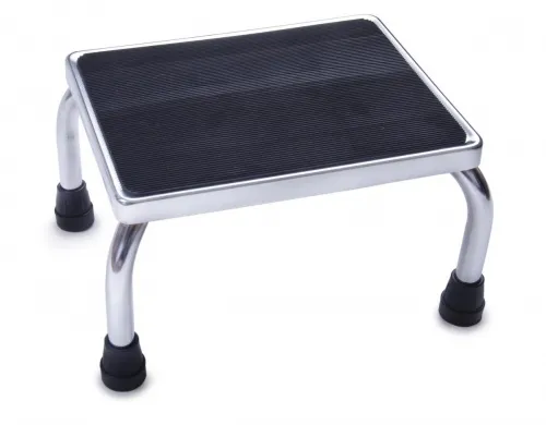 Medline - MDS80430I - Chrome Footstool with Rubber Mat