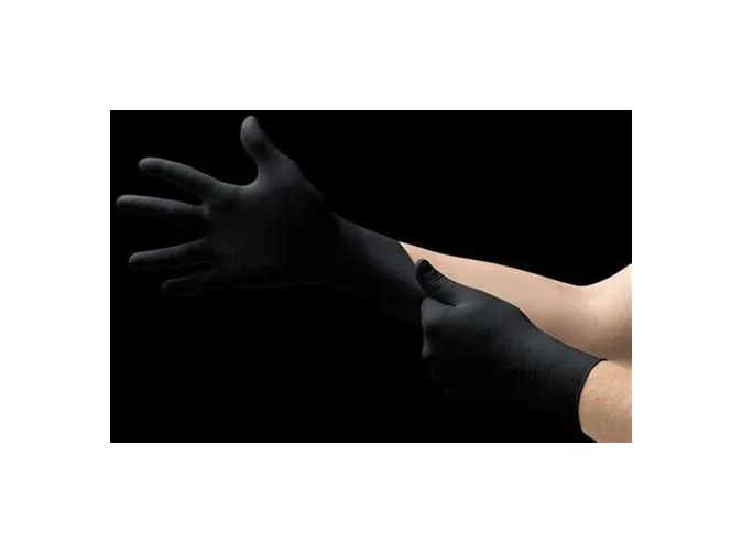 Microflex - N643 - Exam Gloves, PF, Black, Textured, (For Sales in US Only)