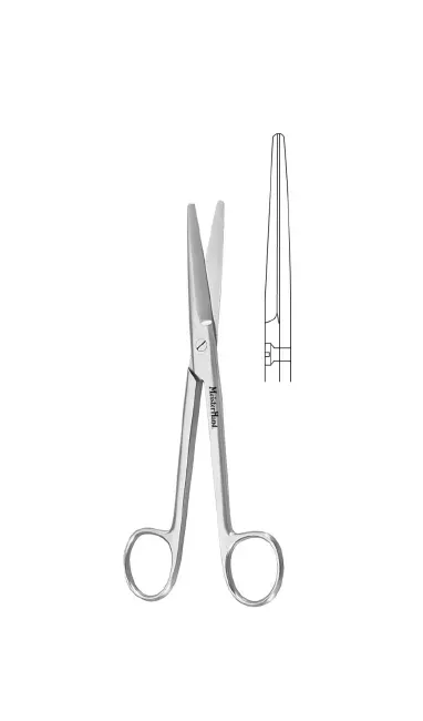Integra Lifesciences - Meisterhand - Mh5-128 - Dissecting Scissors Meisterhand Mayo 9 Inch Length Surgical Grade Stainless Steel Nonsterile Finger Ring Handle Straight Blunt Tip / Blunt Tip