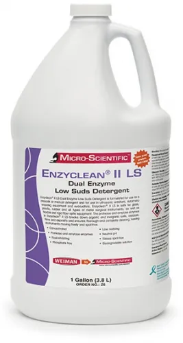 Micro-Scientific - Z6 - Enzyclean II  LS Dual Enzyme Low Suds Detergent, Gallon, 4/cs (36 cs/plt) (US only)