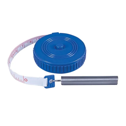 Fabrication Enterprises - 406 - 5' Gulick Measurement Tape, With Push Button Retractor