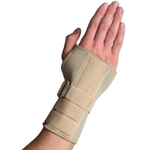 Orthozone - 105RTSML - Thermoskin Carpal Tunnel Brace With Dorsal Stay, Beige, Right, Small, 5-1/2" X 6-1/4"